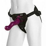 Vac-U-Lock - The Wave Dildo & Harness, Lila