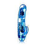 Lightup - Twin Vibrator Rabbit 8,5", sininen