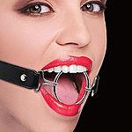 Ouch - Ring Gag XL, musta