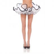 Petticoat with ruffle trim White alushame,valkoinen. S-L