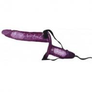 Vibrating Strap on Duo.Lila