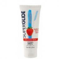 Hot Superglide Strawberry Water Based Lubricant 75ml
