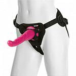 Vac-U-Lock - The Beauty Dildo & Harness, Pinkki