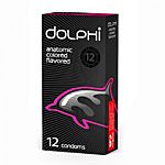 Dolphi - Anatomic Flavored Kondomi, 12 kpl