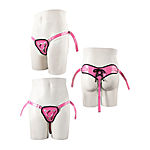 Pink Strapon Harness