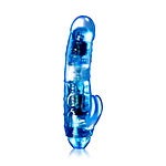 Lightup - Twin Vibrator Rabbit 8,5", sininen