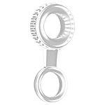 SONO - Cockring with Ball Strap, Nr 47 Clear