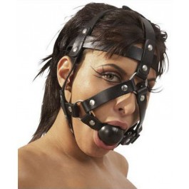 Headstraps with ball gag