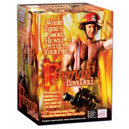 Fireman Love Doll, puhallettava palomiesnukke