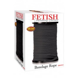 Bondage Rope Black, 61m