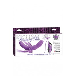 FF Elite Vibrating Double Delight Purple