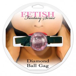 Diamond Ball Gag, pinkki - suupallo